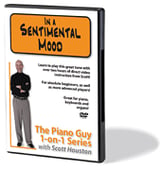 PIANO GUY ONE ON ONE IN A SENTIMENTAL MOOD DVD